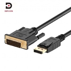 DFX 4K Displayport to DVI Cable 6FT,Gold Plated DP to DVI-D 1080P 60Hz Cord Best Chipset for Monitor PC  Projector - in Stock