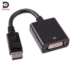 DFX DP to DVI Adapter 1080P Full HD DisplayPort Male to DVI Female Cable Converter for PC Laptop Desktop Monitor Projector