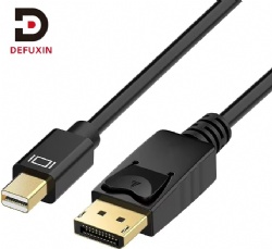 DFX Mini DisplayPort to DisplayPort Cable 1.8M 4K 60Hz Bidirectional DP to Mini DP Cord for MacBook Surface Laptop Monitor