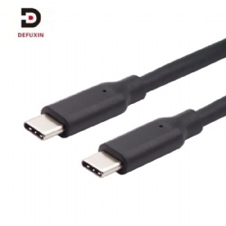 DFX 20Gbps 4K60Hz USB 3.2 Type C to C Cable 1M 100W Data Sync Cord with E-Marker for MacBook Surface Laptop SSD