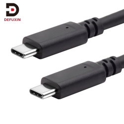DFX USB 3.1 Type C to C Cable 1m, 60W PD 10Gbps 4K Video Data Charging Cord for iPhone 15 16 17 MacBook iPad