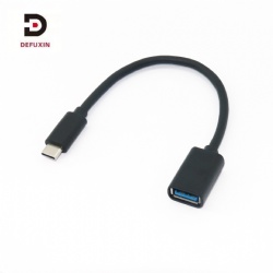 DFX USB-C to USB 3.0 OTG Cable, 5Gbps Type C Male to USB a Female Adapter Cord 20cm for MacBook, IPad,Samsung Galaxy